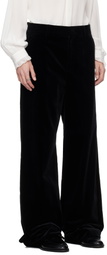 Valentino Black Velvet Trousers