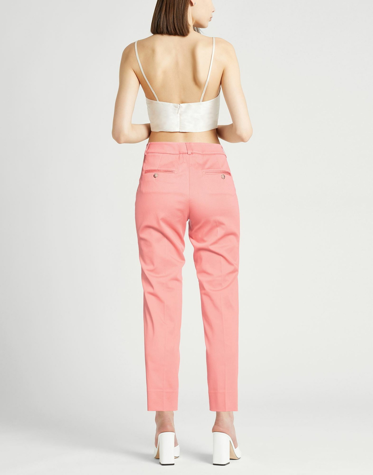 Peserico Womens Pants in Orange