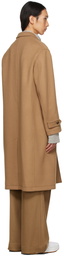 Comme des Garçons Homme Tan Wool Double Face Coat