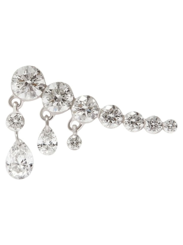 Photo: MARIA TASH 18K White Gold Curve Crescendo Diamond Climber Earring