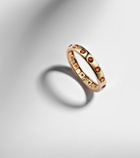 Stone and Strand 10kt gold ring with garnet