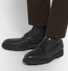 John Lobb - Helston Pebble-Grain Leather Boots - Black