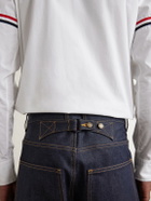 Thom Browne - Cropped Straight-Leg Selvedge Jeans - Blue