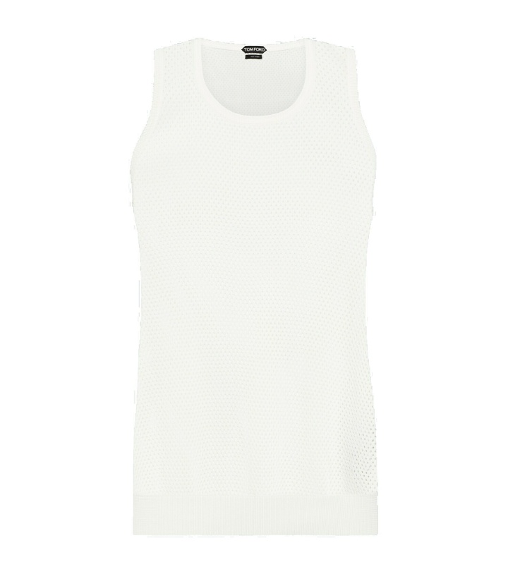 Photo: Tom Ford - Pointelle tank top