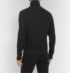 TOM FORD - Slim-Fit Merino Wool and Quilted Shell Down Cardigan - Black
