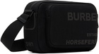 Burberry Black Horseferry Print Crossbody Bag