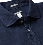 Massimo Alba - Slub Linen Shirt - Blue