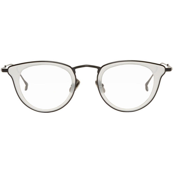 Photo: Issey Miyake Men White Boston 3 Glasses