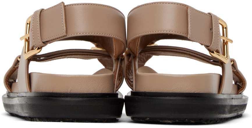 MARNI(マルニ)☆レディース FUSSBETT SANDALS_DESERT BEIGE MARNI Fussbett leather slingback sandals | NET-A-PORTER