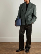 Séfr - Argento Brushed-Knit Blazer - Black