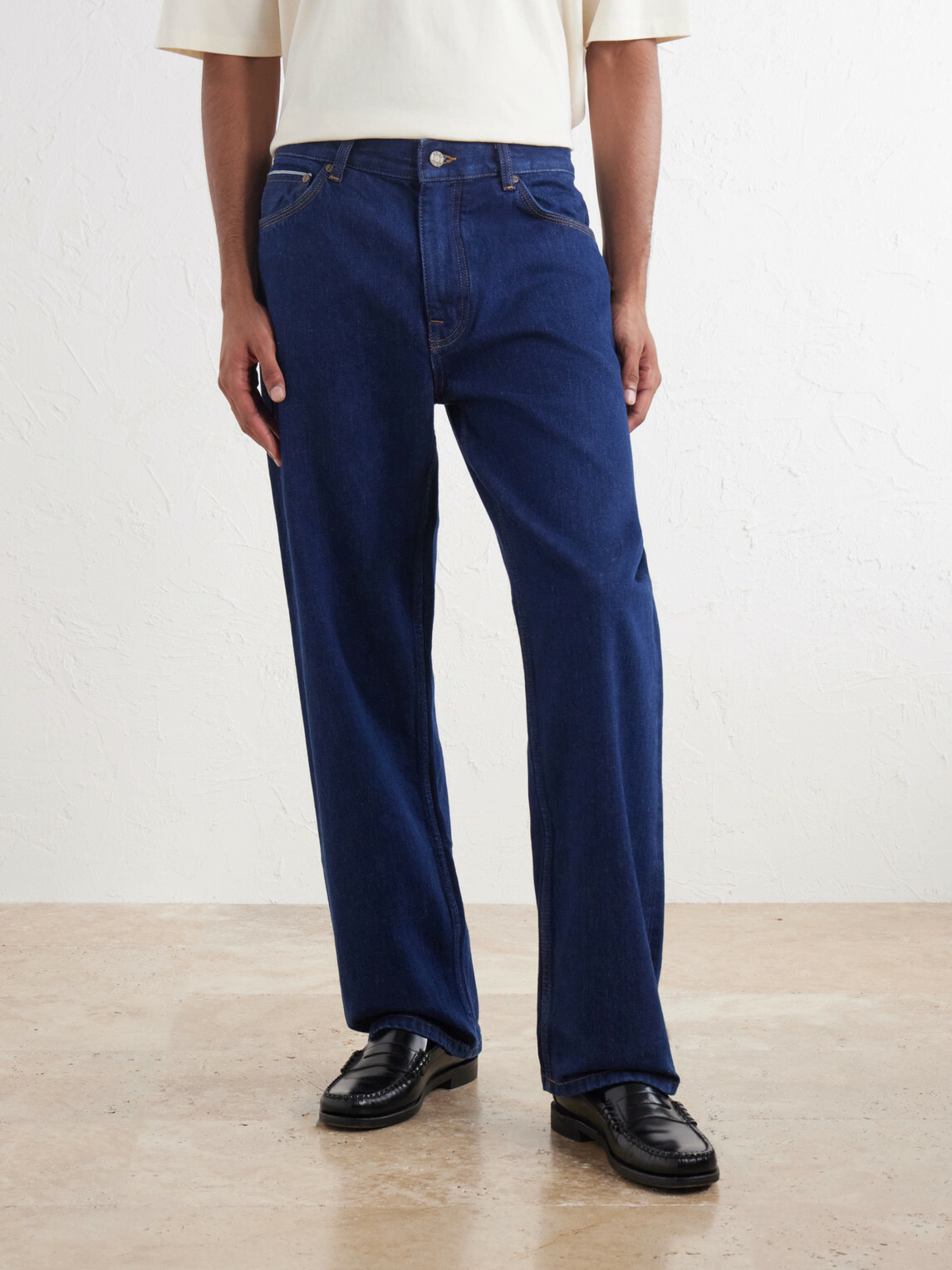NN07 - Otis 10075 Straight-Leg Organic Jeans - Blue