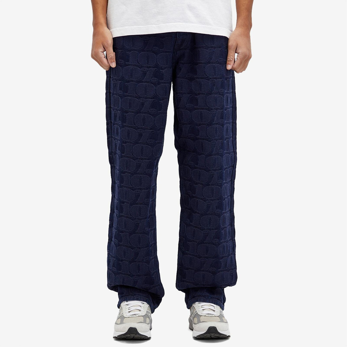 Awake NY Men's Jacquard Jeans in Blue