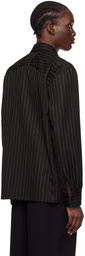 Bottega Veneta Black Striped Shirt