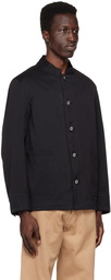 Taiga Takahashi Black Stand Collar Jacket