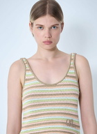 Chloé Cropped Logo Tank Top