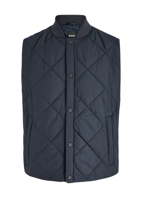 Photo: Boss Quilted Shell Gilet Navy