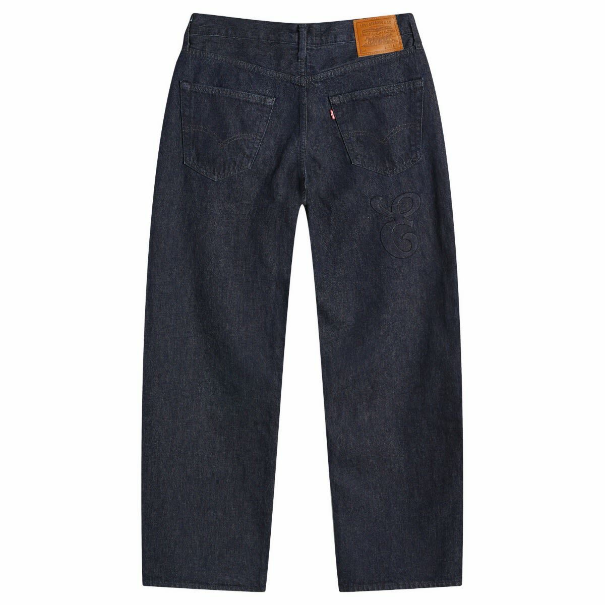 E by END. Levis 568 in Dark Rinse