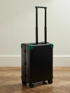 Globe-Trotter - Aston Martin F1 Limited Edition Leather-Trimmed Vulcanised Fibreboard Carry-On Suitcase