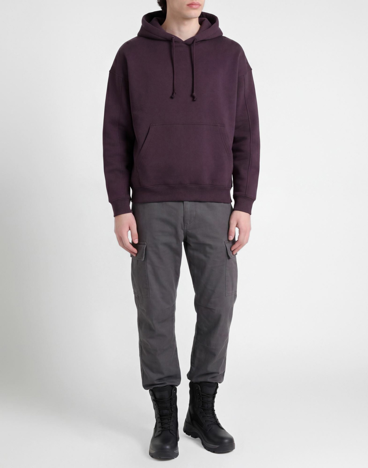 Alpha Industries Mens Sweatshirt Dark in Purple