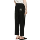 We11done Black Zurry Pyjama Trousers