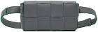 Bottega Veneta Gray Mini Cassette Belt Bag
