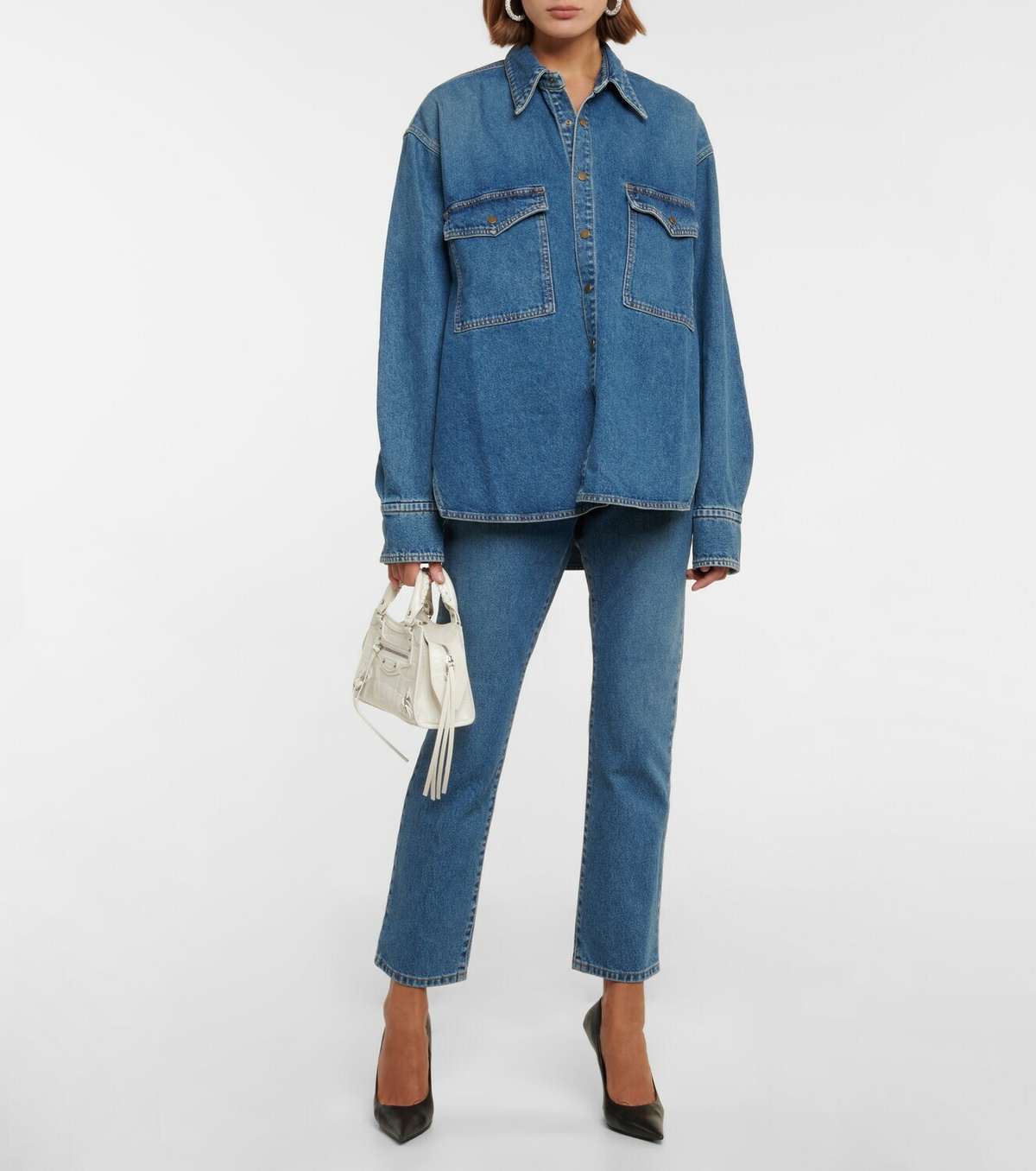 Petar Petrov Low-rise cropped jeans