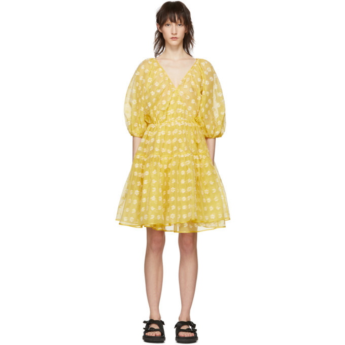 Photo: Cecilie Bahnsen Yellow Floral Suzette Wrap Dress