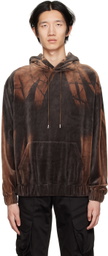 JiyongKim Brown Sun-Bleached Hoodie