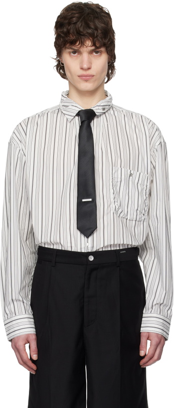 Photo: C2H4 White Lineation Recliner Shirt