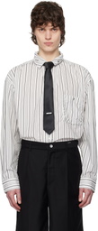 C2H4 White Lineation Recliner Shirt