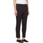 HOMME PLISSÉ ISSEY MIYAKE Brown Linen Like Trousers