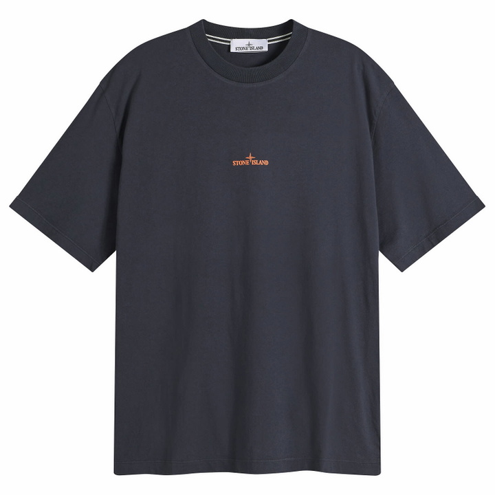 Photo: Stone Island Men's Desert T-Shirt in Navy Blue