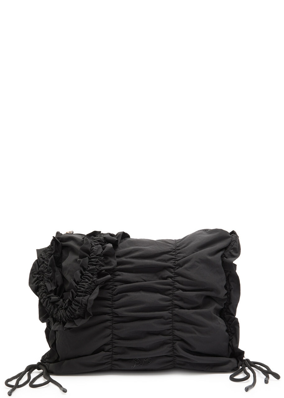 Damson Madder Riched Shell Shoulder bag - Black - One Size