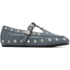 GANNI Blue Mary Jenny Flats
