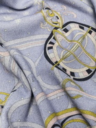 PUCCI Blue Astrolabio-Print Wool Blanket