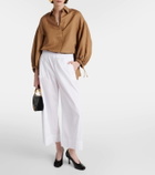 Max Mara Rodeo oversized linen and silk shirt