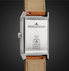 Jaeger-LeCoultre - Reverso Classic Large 27mm Stainless Steel and Ostrich Watch - Men - White