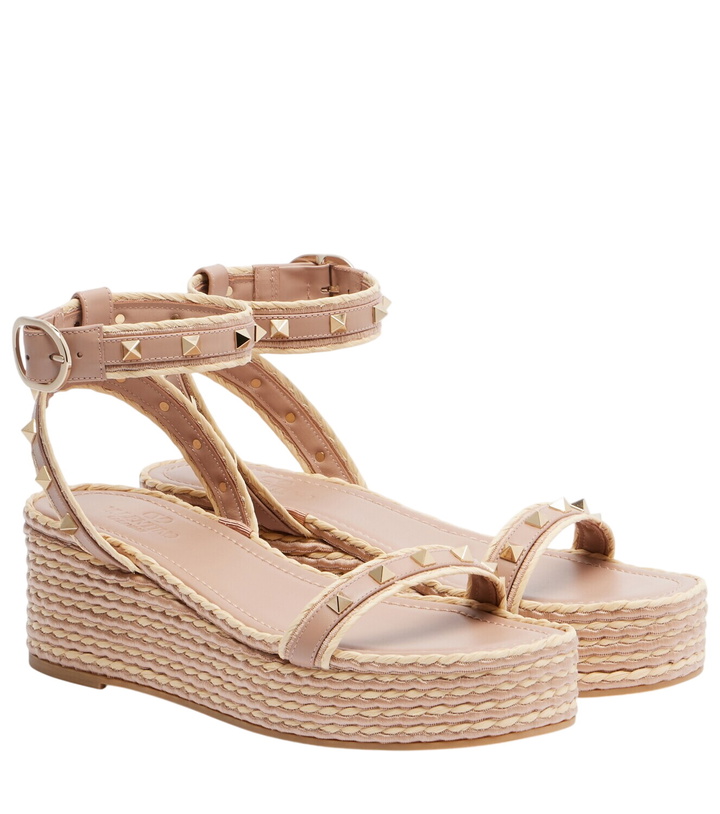 Photo: Valentino Garavani Rockstud leather platform sandals