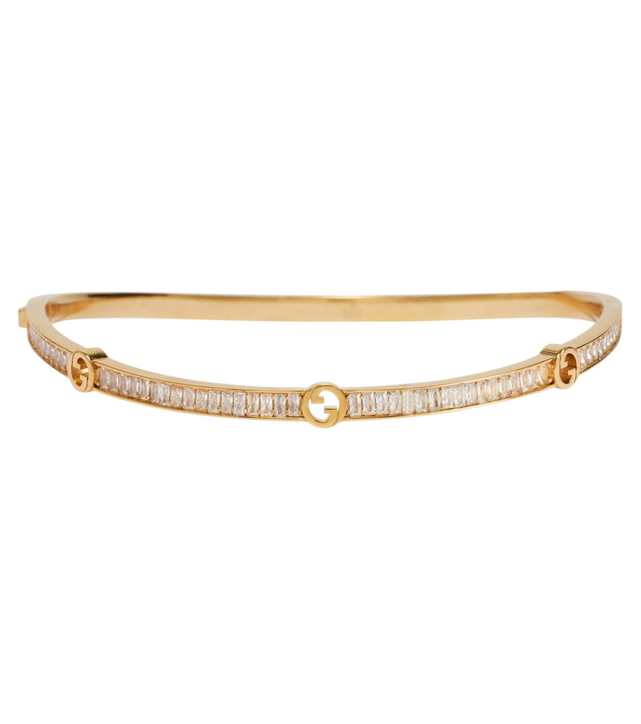 Photo: Gucci Gucci Blondie embellished gold-plated choker
