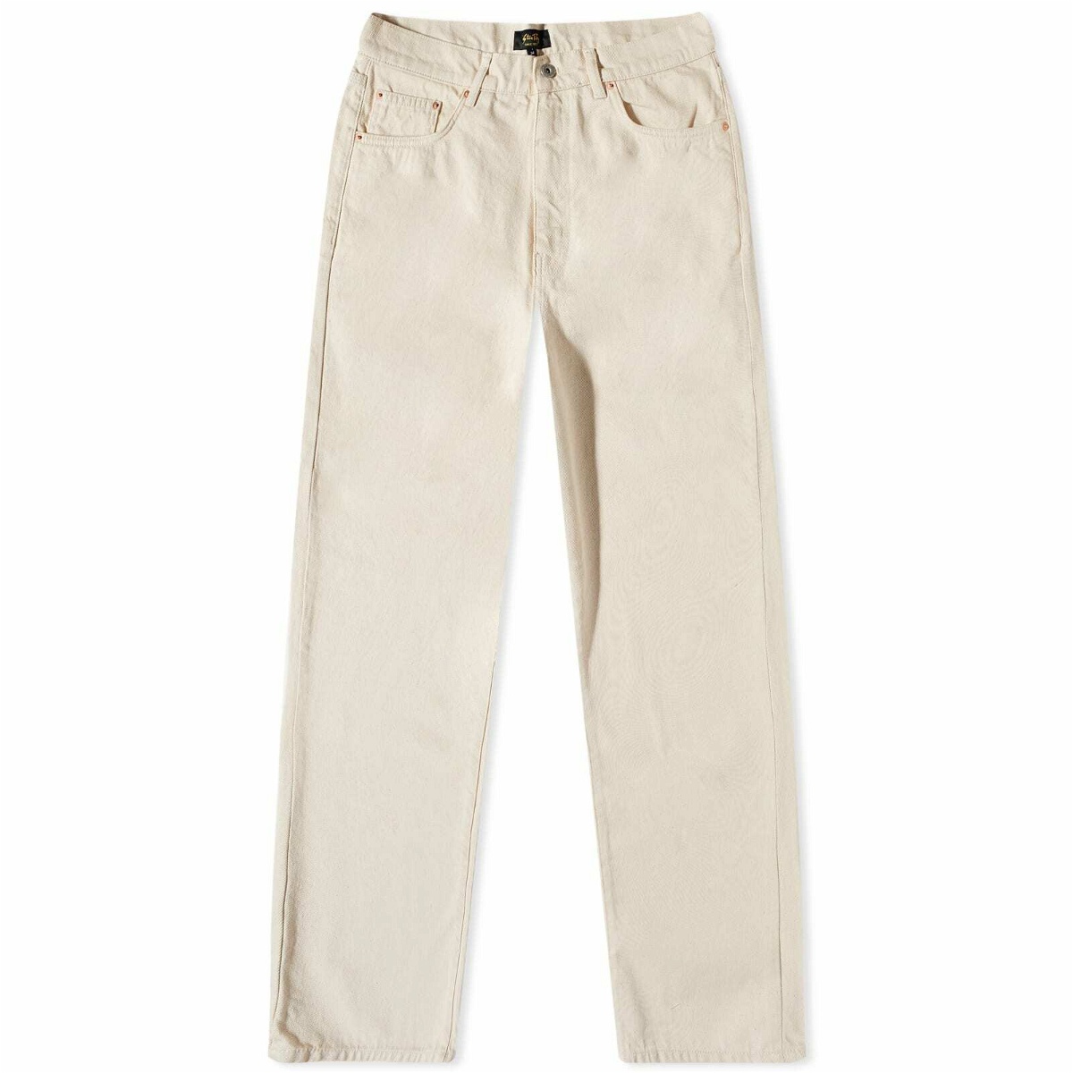 Stan Ray Men's Wide 5 Pocket Jean in Natural Bull Denim Stan Ray