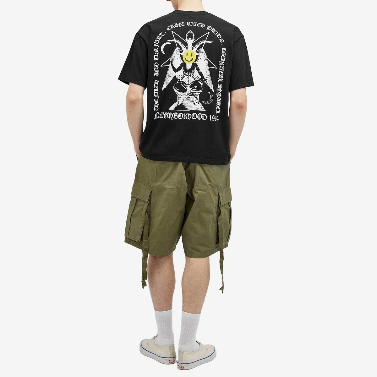 Neighborhood Men's 23 Printed T-Shirt in Black Neighborhood