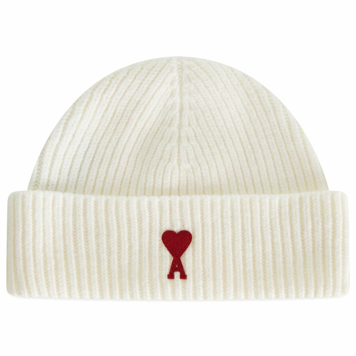 AMI Paris★ネイビー Red Ami de Coeur ビーニー AMI Paris Navy Red Ami de Cœur Beanie AMI