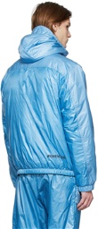Moncler Grenoble Blue Ripstop Track Jacket