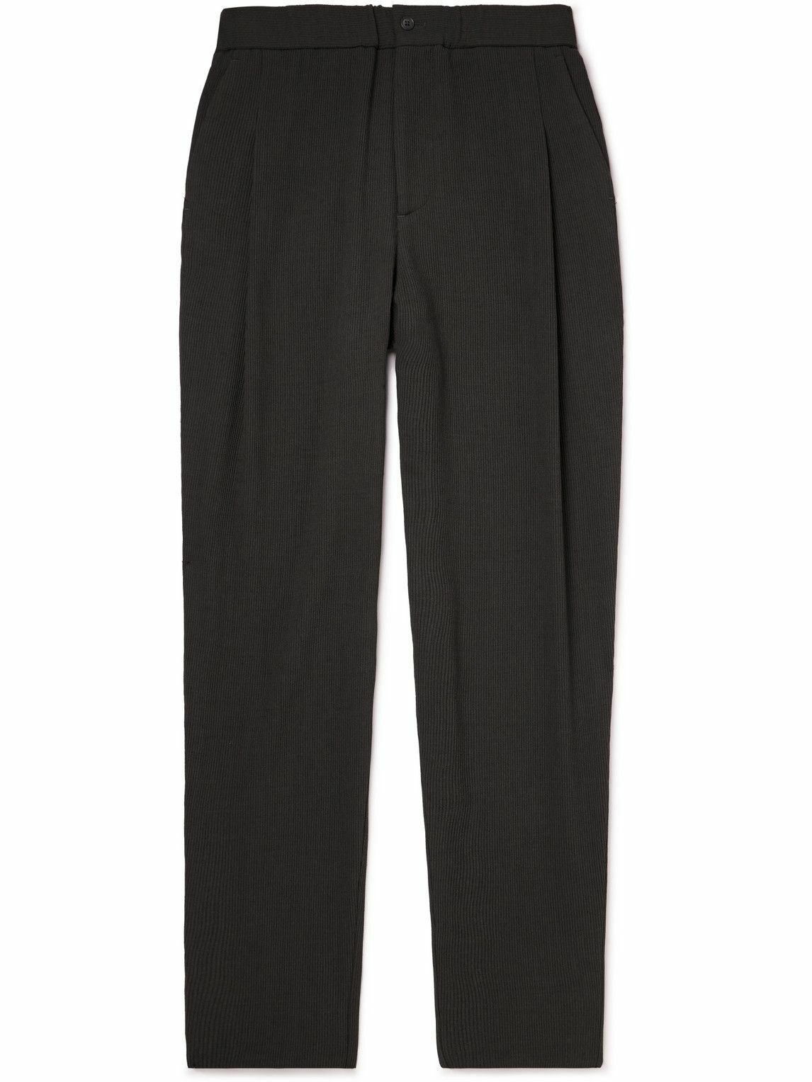 A | X ARMANI EXCHANGE Men's Poly Viscose Wool Chino Trousers, Black, 28 at  Amazon Men's Clothing store