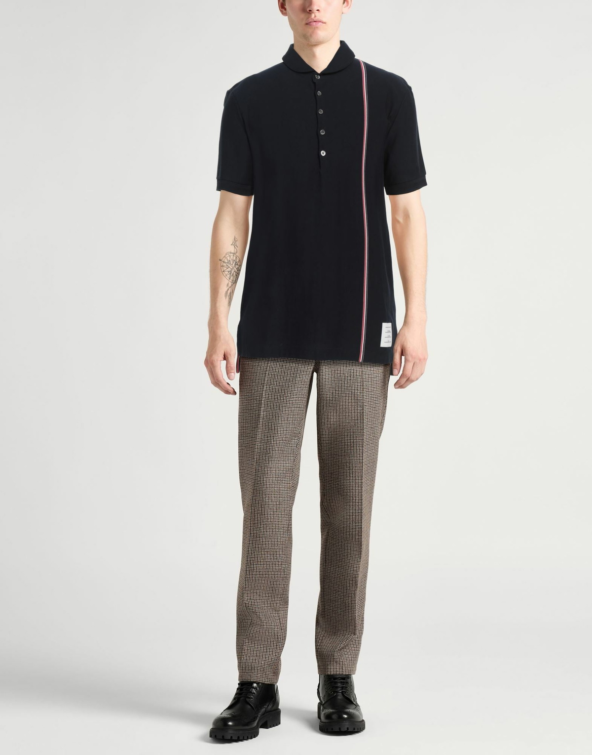 Thom Browne Mens Polo shirt in Navy