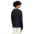 Marni Navy Light Cotton Print Long Sleeve T-Shirt