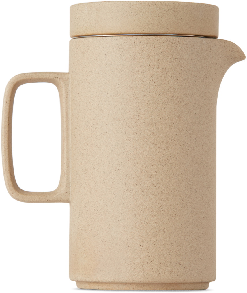 Hasami Porcelain Beige HP027 Tall Tea Pot