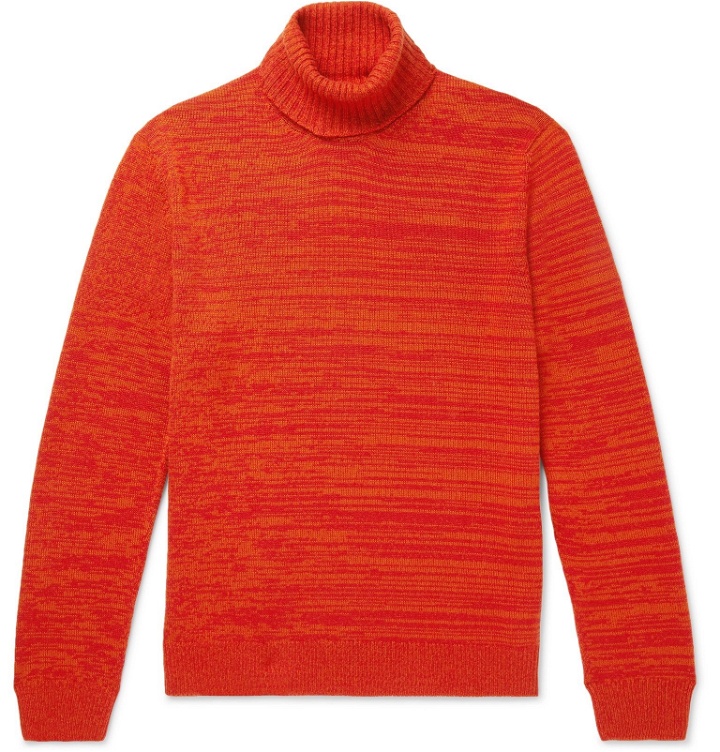 Photo: Missoni - Mélange Cashmere Rollneck Sweater - Orange
