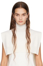 Maison Margiela Silver Single Curb Earrings