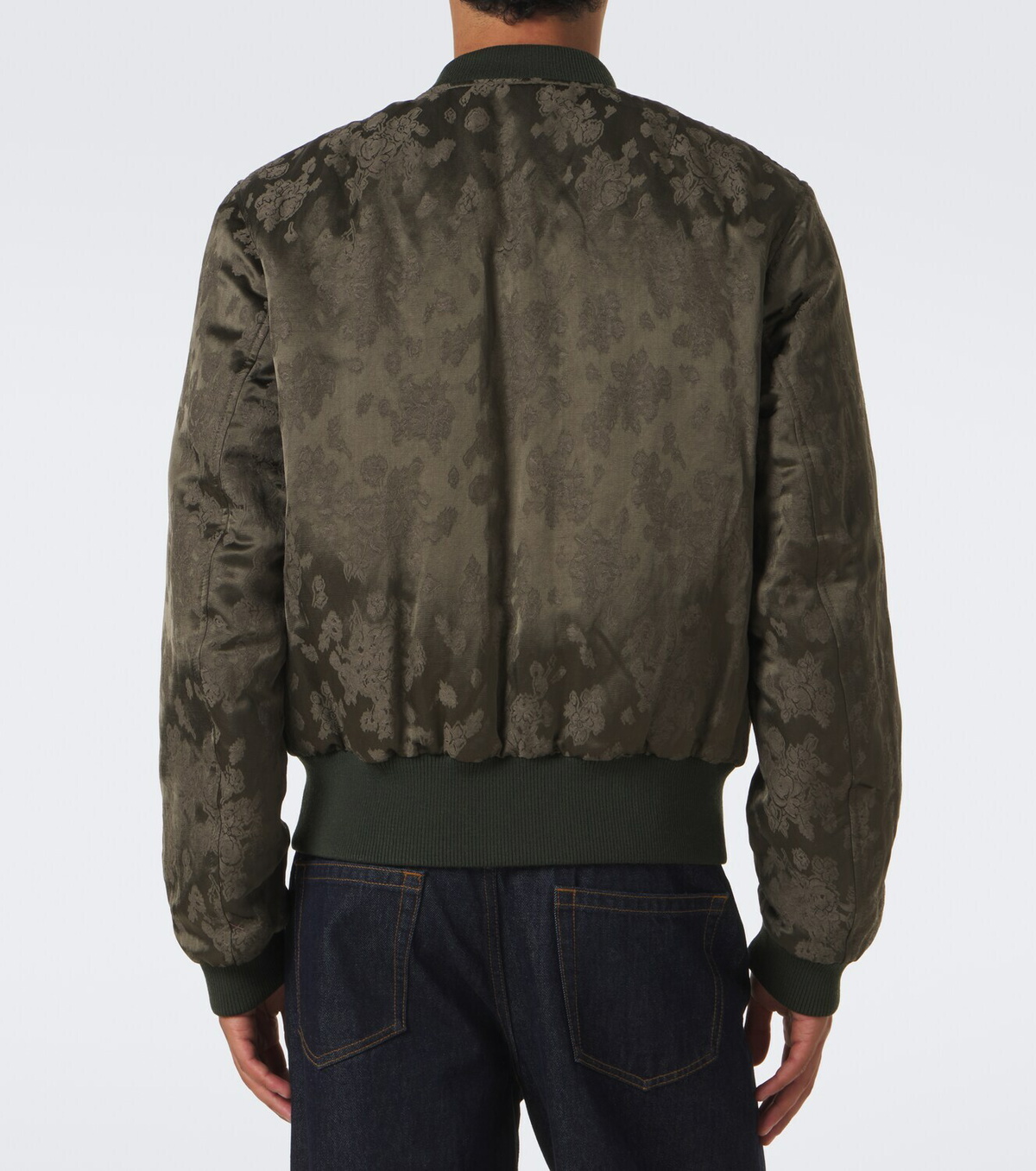 Dries Van Noten Jacquard bomber jacket